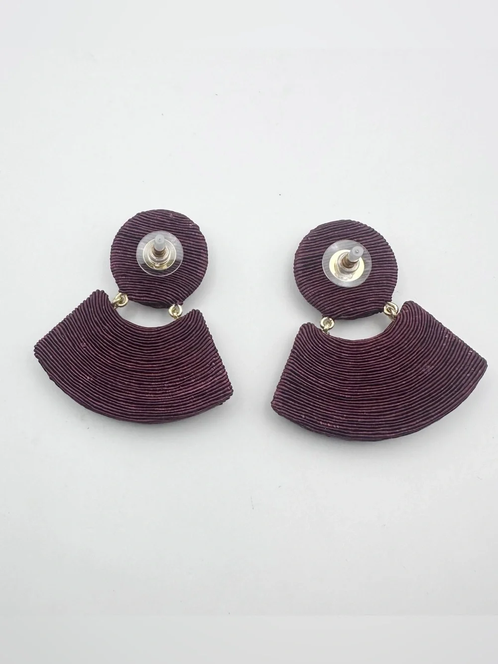 Tuckernuck Brown Gemstone Meritt Statement Fan Drop Earring NWT Bohemian Jewelry